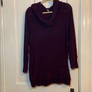 Vanity Deep Purple Hooded Sweater